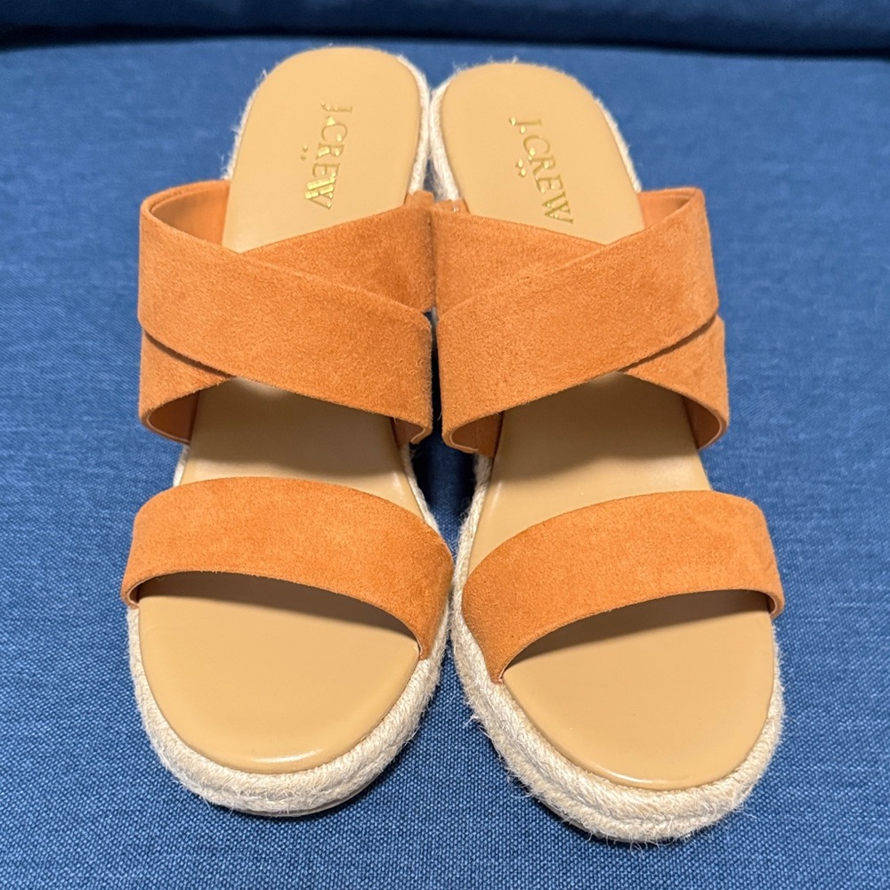 J. Crew Women's Marigold Suede Sandals - NWOT